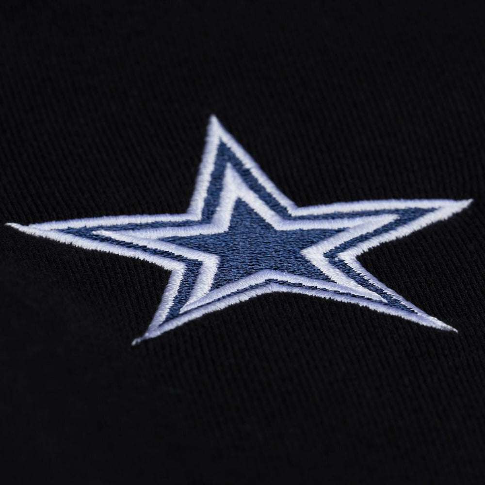 Dallas Cowboys Mitchell & Ness Women's Cropped Long Sleeve Rugby Polo