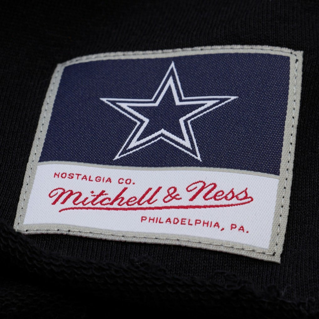 Dallas Cowboys Mitchell & Ness Women's Cropped Long Sleeve Rugby Polo