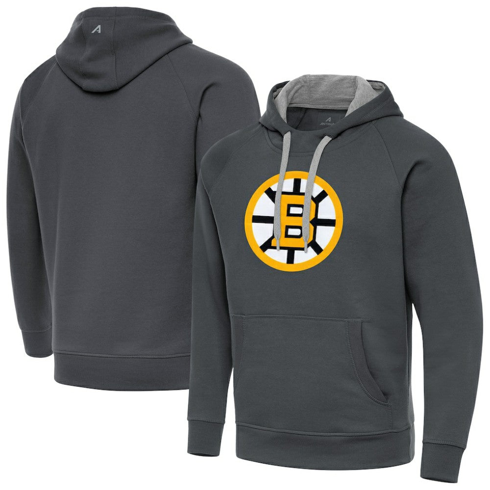 Boston Bruins Antigua Victory Pullover Hoodie For Sale