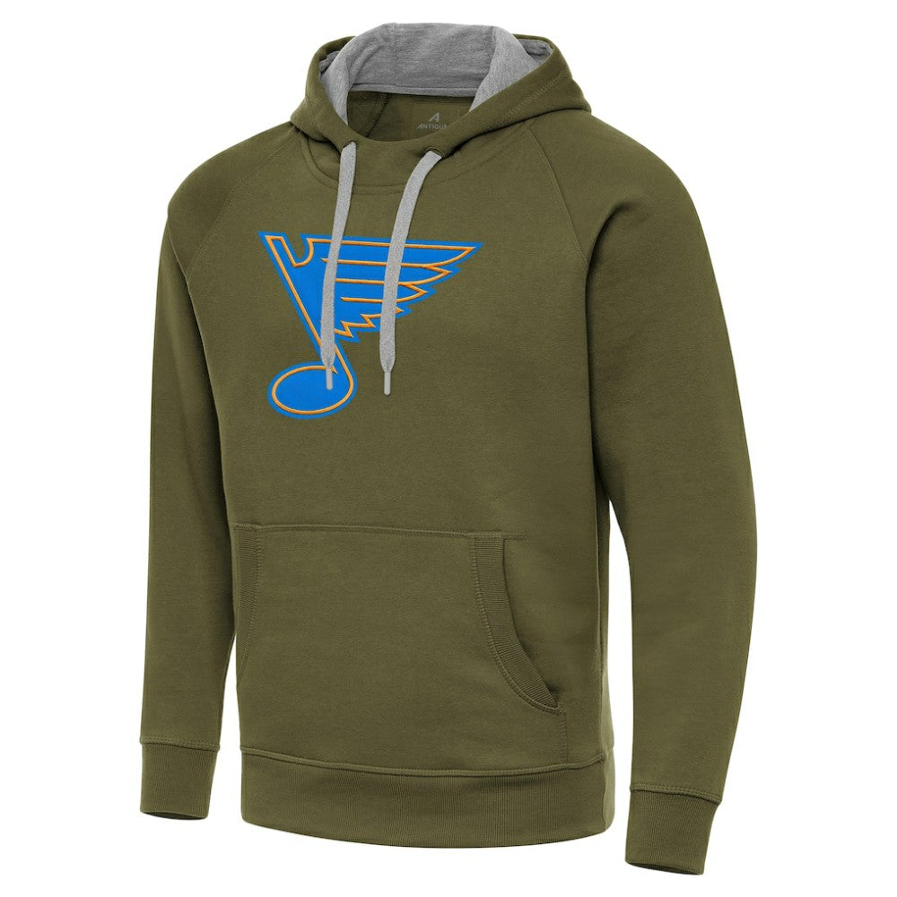 St. Louis Blues Antigua Victory Pullover Hoodie For Sale