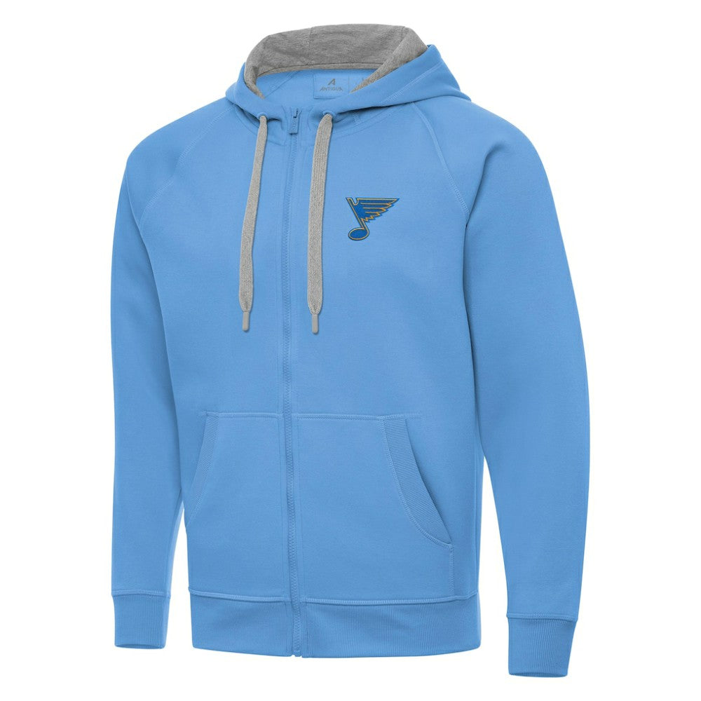 St. Louis Blues Antigua Victory Full-Zip Hoodie On Sale