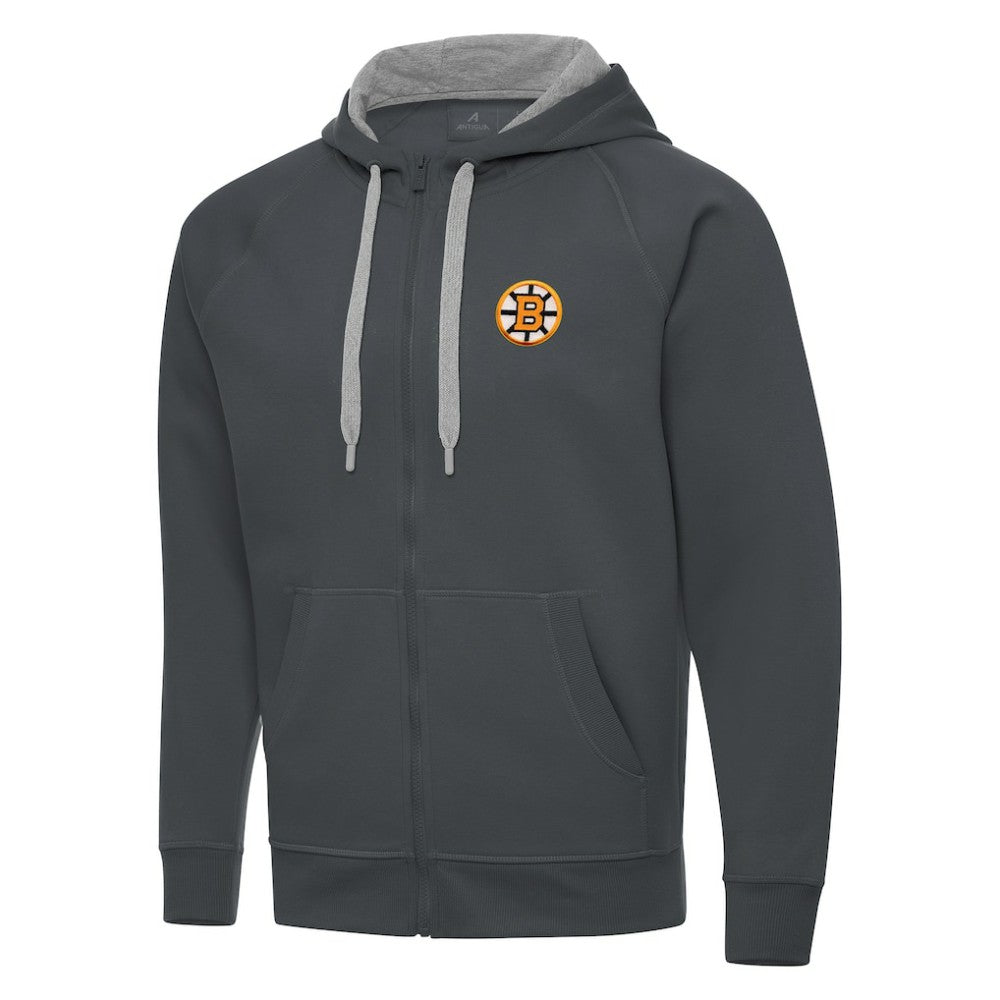 Boston Bruins Antigua Victory Full-Zip Hoodie Online