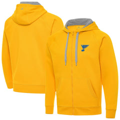 St. Louis Blues Antigua Victory Full-Zip Hoodie On Sale