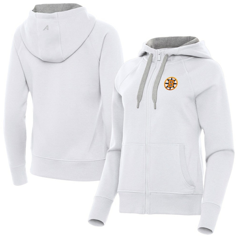 Boston Bruins Antigua Women's Victory Full-Zip Hoodie On Sale