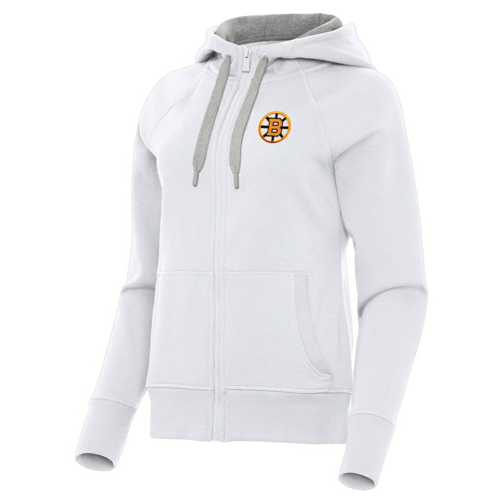 Boston Bruins Antigua Women's Victory Full-Zip Hoodie On Sale