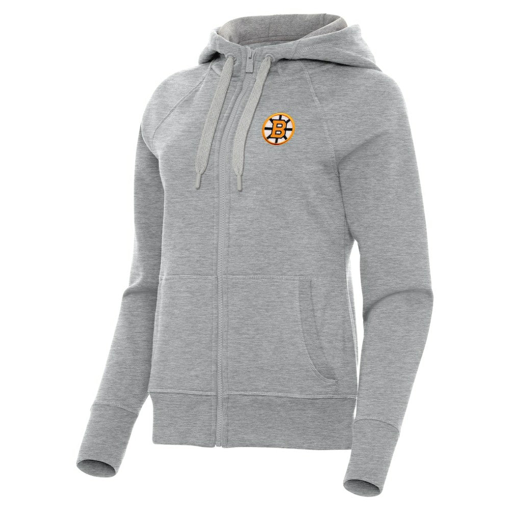 Boston Bruins Antigua Women's Victory Full-Zip Hoodie Outlet