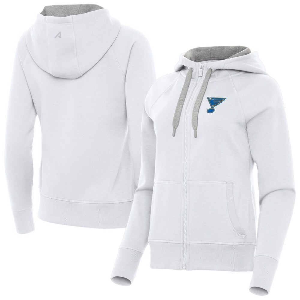 St. Louis Blues Antigua Women's Victory Full-Zip Hoodie Discount
