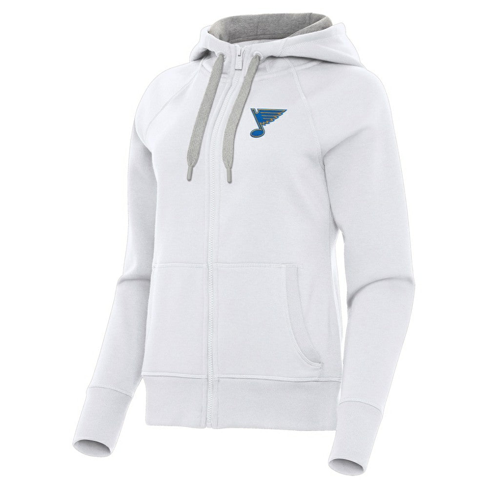 St. Louis Blues Antigua Women's Victory Full-Zip Hoodie Discount