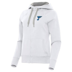 St. Louis Blues Antigua Women's Victory Full-Zip Hoodie Discount