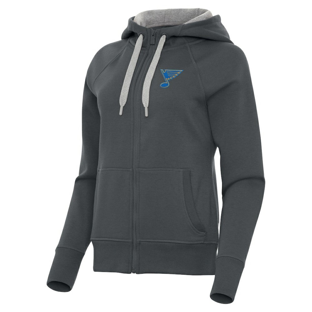 St. Louis Blues Antigua Women's Victory Full-Zip Hoodie For Sale