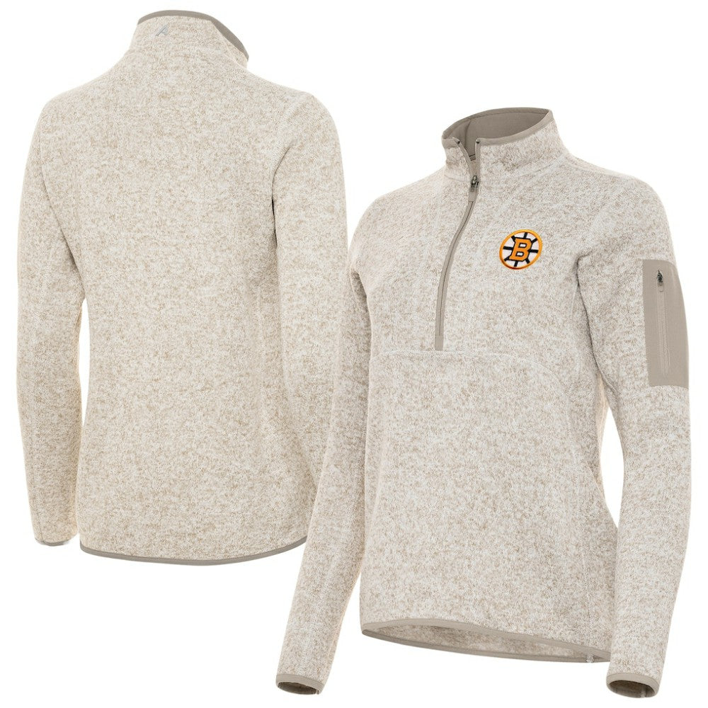 Boston Bruins Antigua Women's Fortune Half-Zip Pullover Discount
