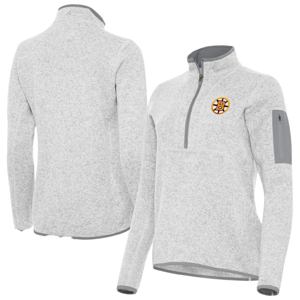 Boston Bruins Antigua Women's Fortune Half-Zip Pullover Discount