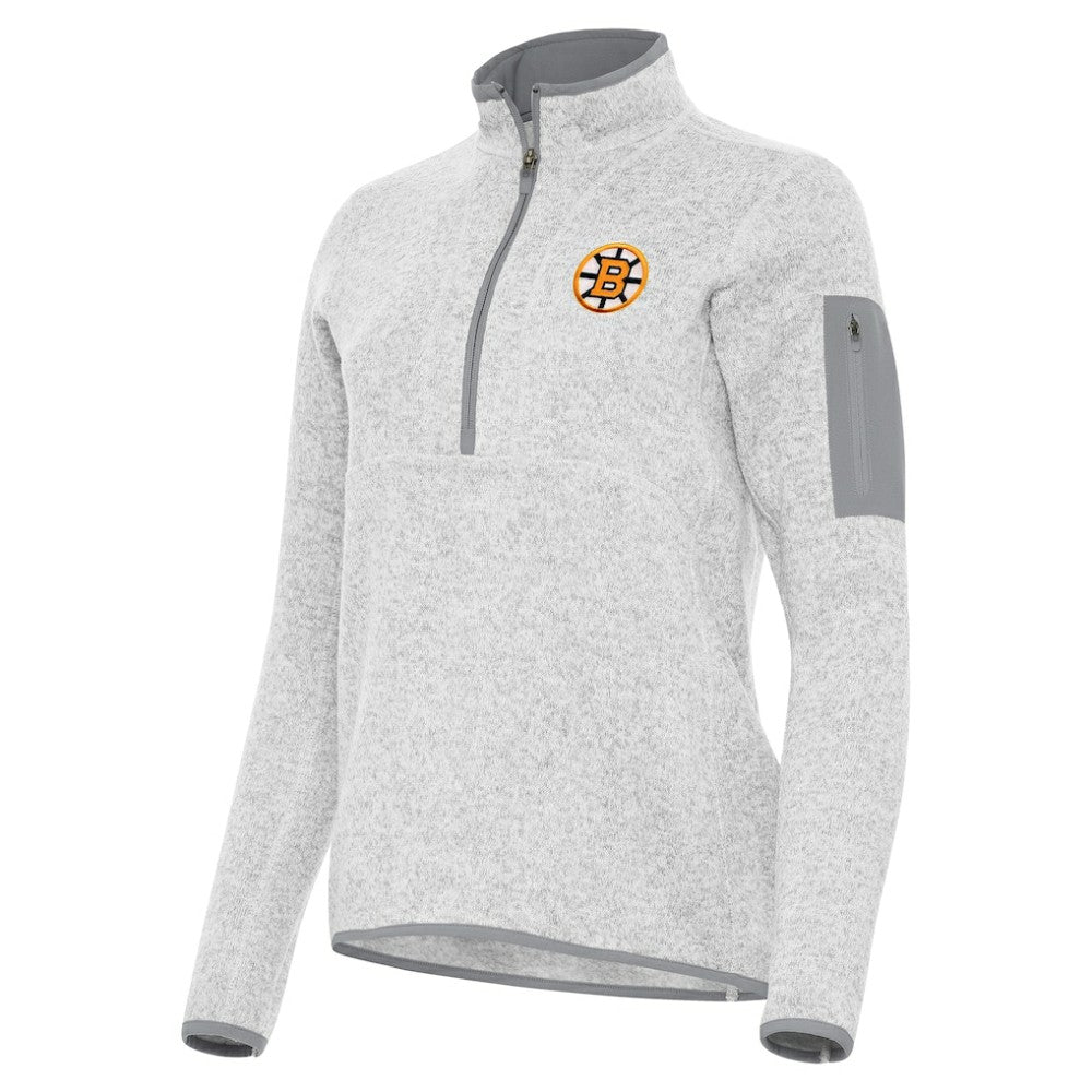 Boston Bruins Antigua Women's Fortune Half-Zip Pullover Discount