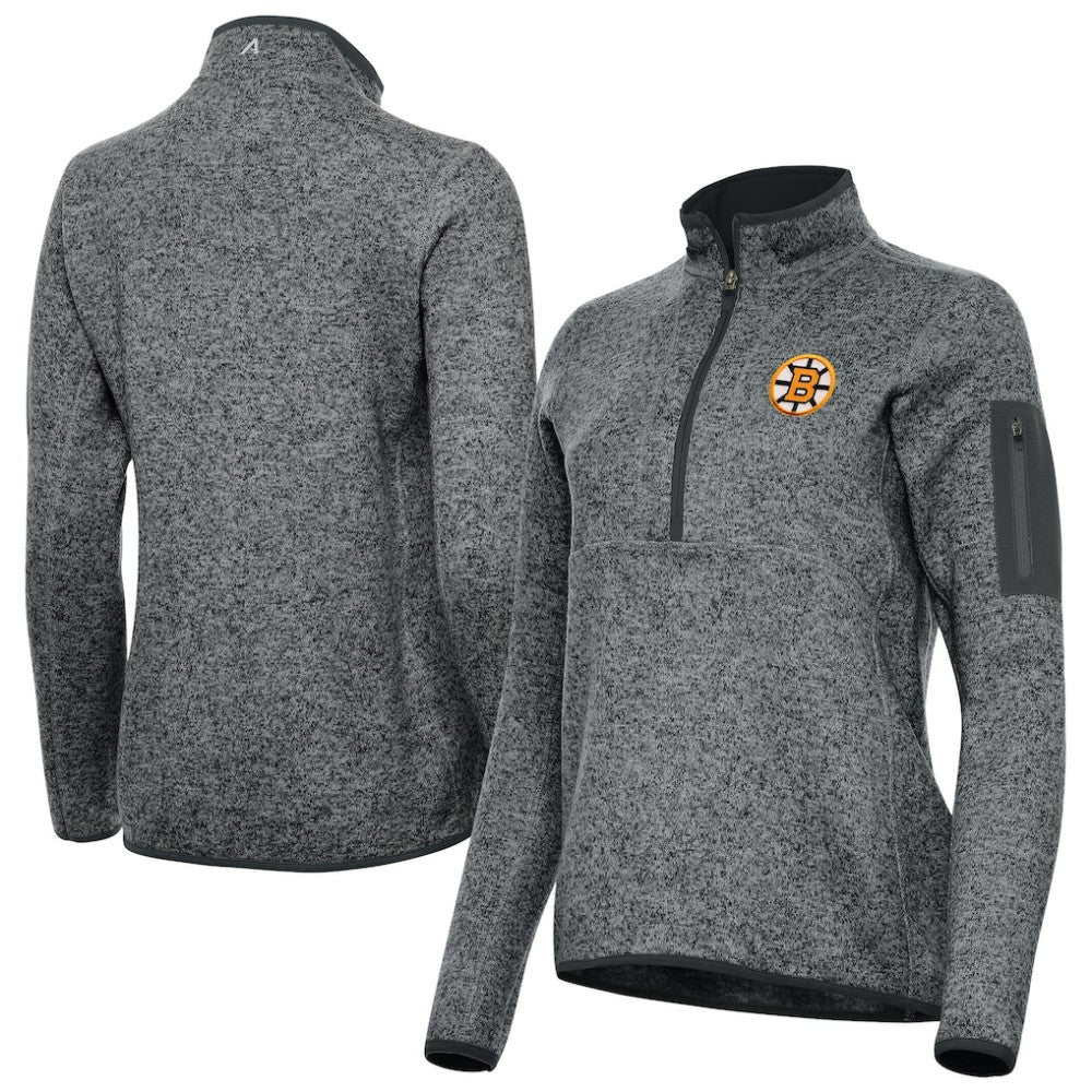 Boston Bruins Antigua Women's Fortune Half-Zip Pullover Discount