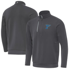 St. Louis Blues Antigua Generation Quarter-Zip Pullover Top On Sale