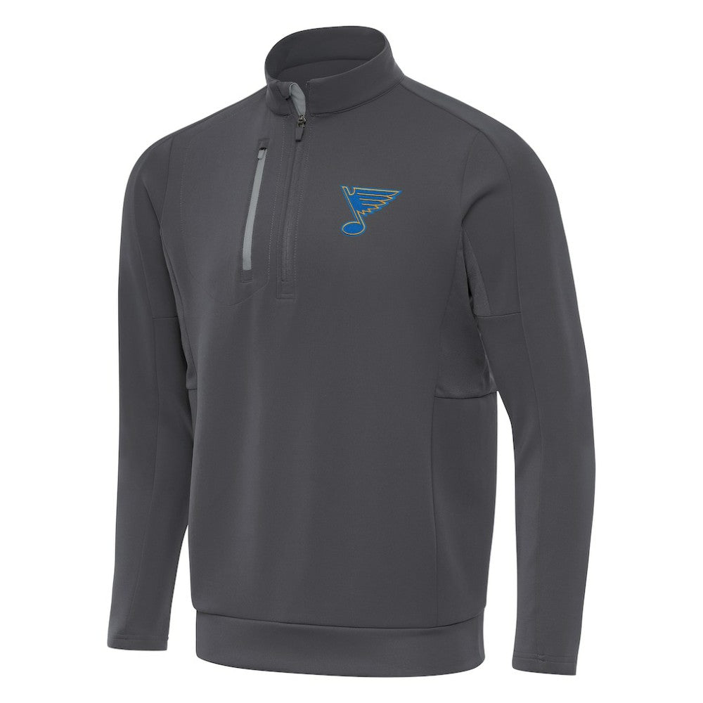 St. Louis Blues Antigua Generation Quarter-Zip Pullover Top On Sale