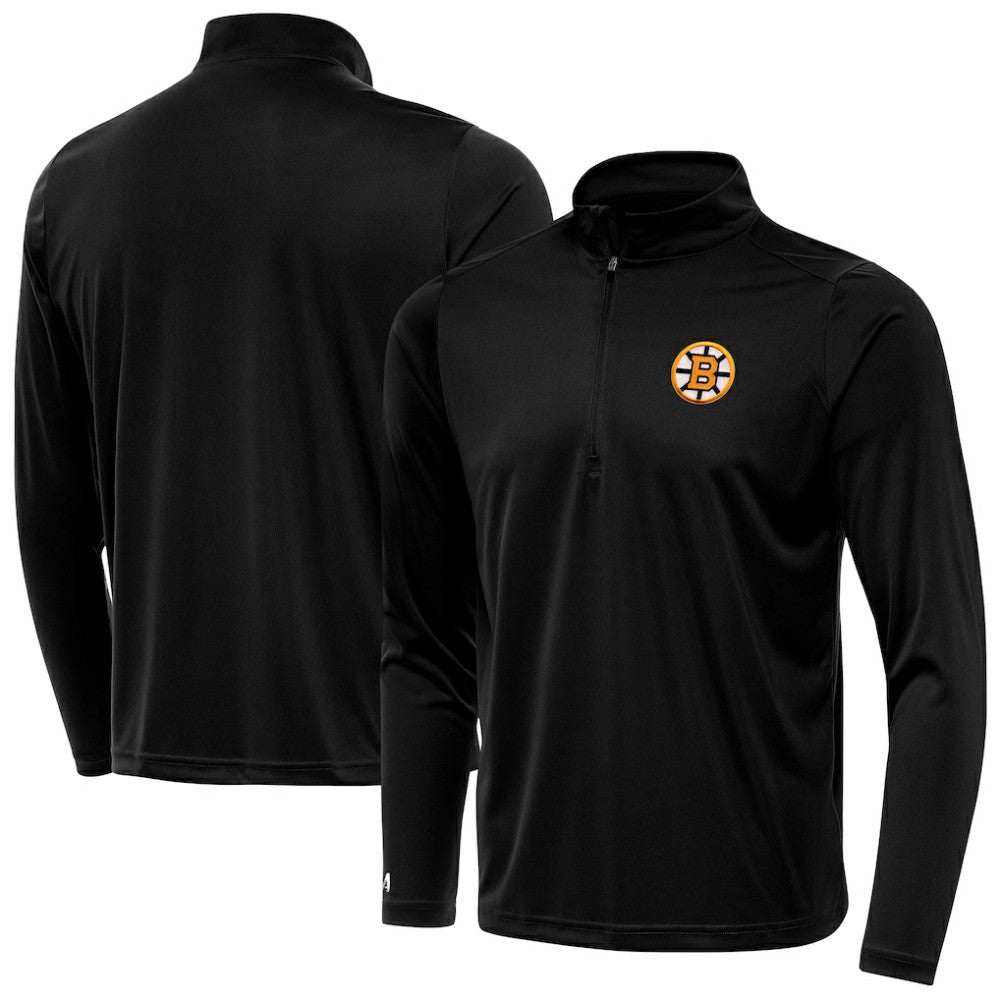 Boston Bruins Antigua Tribute Lightweight Quarter-Zip Pullover Sale