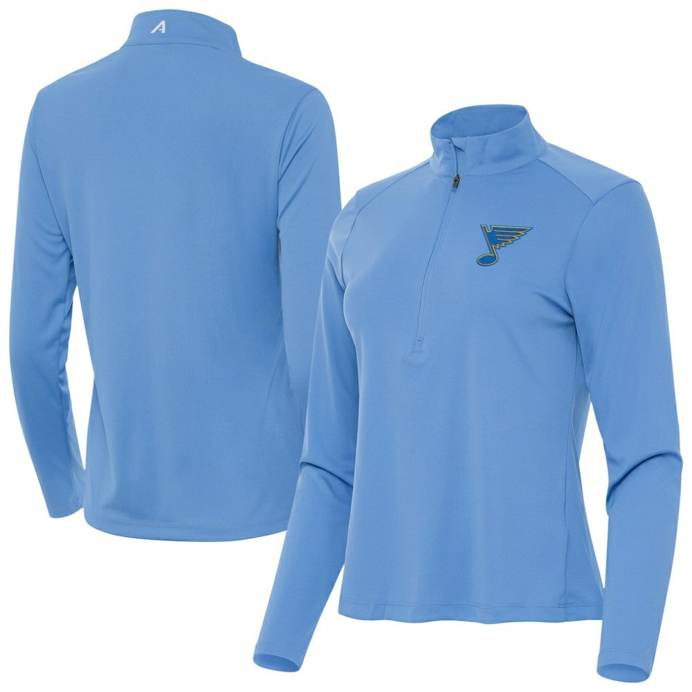 St. Louis Blues Antigua Women's Tribute Half-Zip Pullover Online