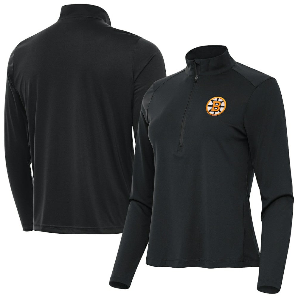 Boston Bruins Antigua Women's Tribute Half-Zip Pullover Online