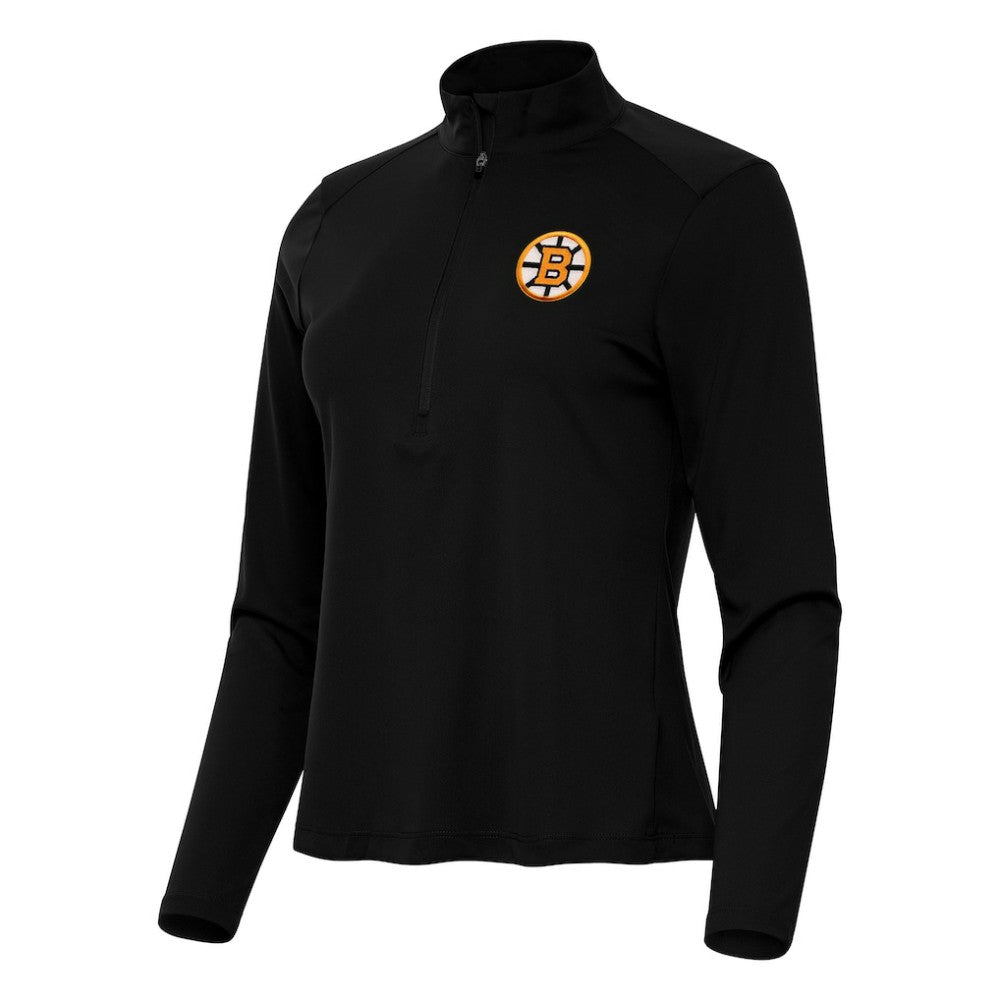 Boston Bruins Antigua Women's Tribute Half-Zip Pullover Discount