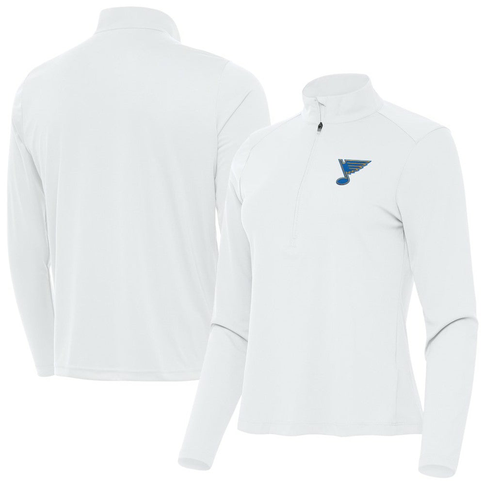 St. Louis Blues Antigua Women's Tribute Half-Zip Pullover Sale