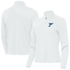 St. Louis Blues Antigua Women's Tribute Half-Zip Pullover Sale