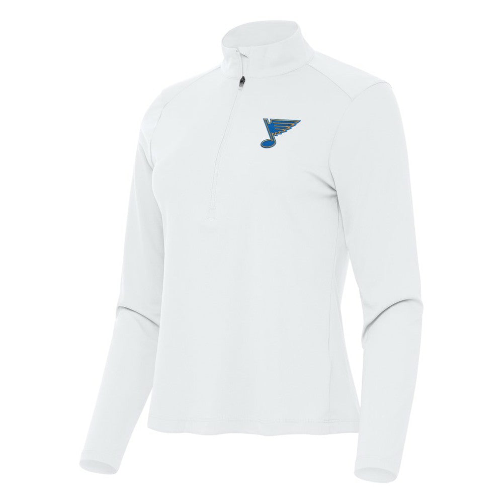 St. Louis Blues Antigua Women's Tribute Half-Zip Pullover Sale