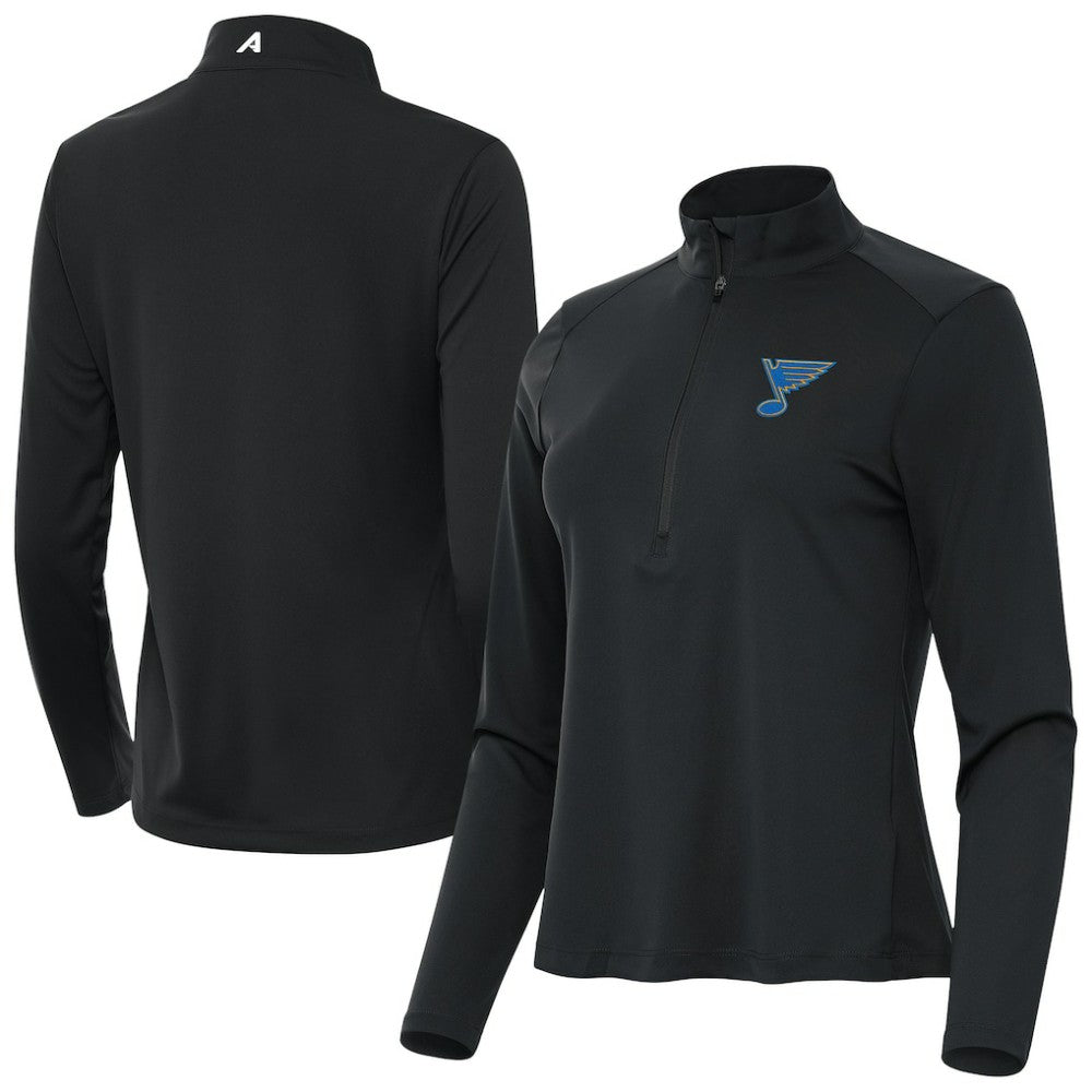 St. Louis Blues Antigua Women's Tribute Half-Zip Pullover Online