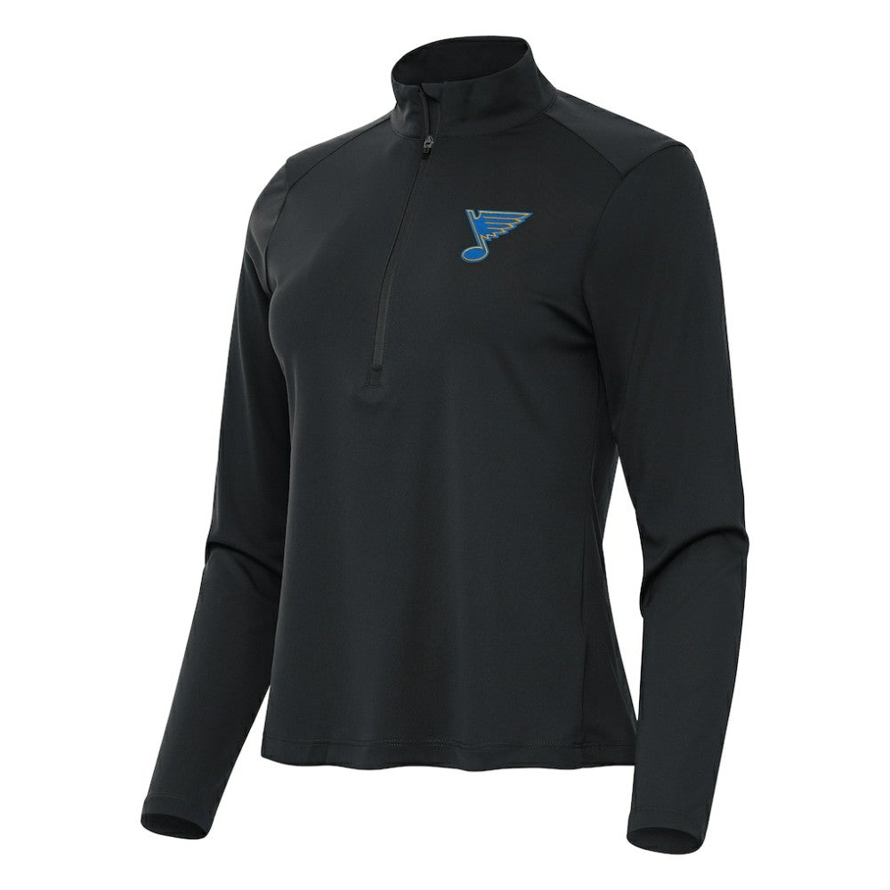 St. Louis Blues Antigua Women's Tribute Half-Zip Pullover Online