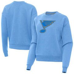 St. Louis Blues Antigua Women's Victory Pullover Sweatshirt On Sale