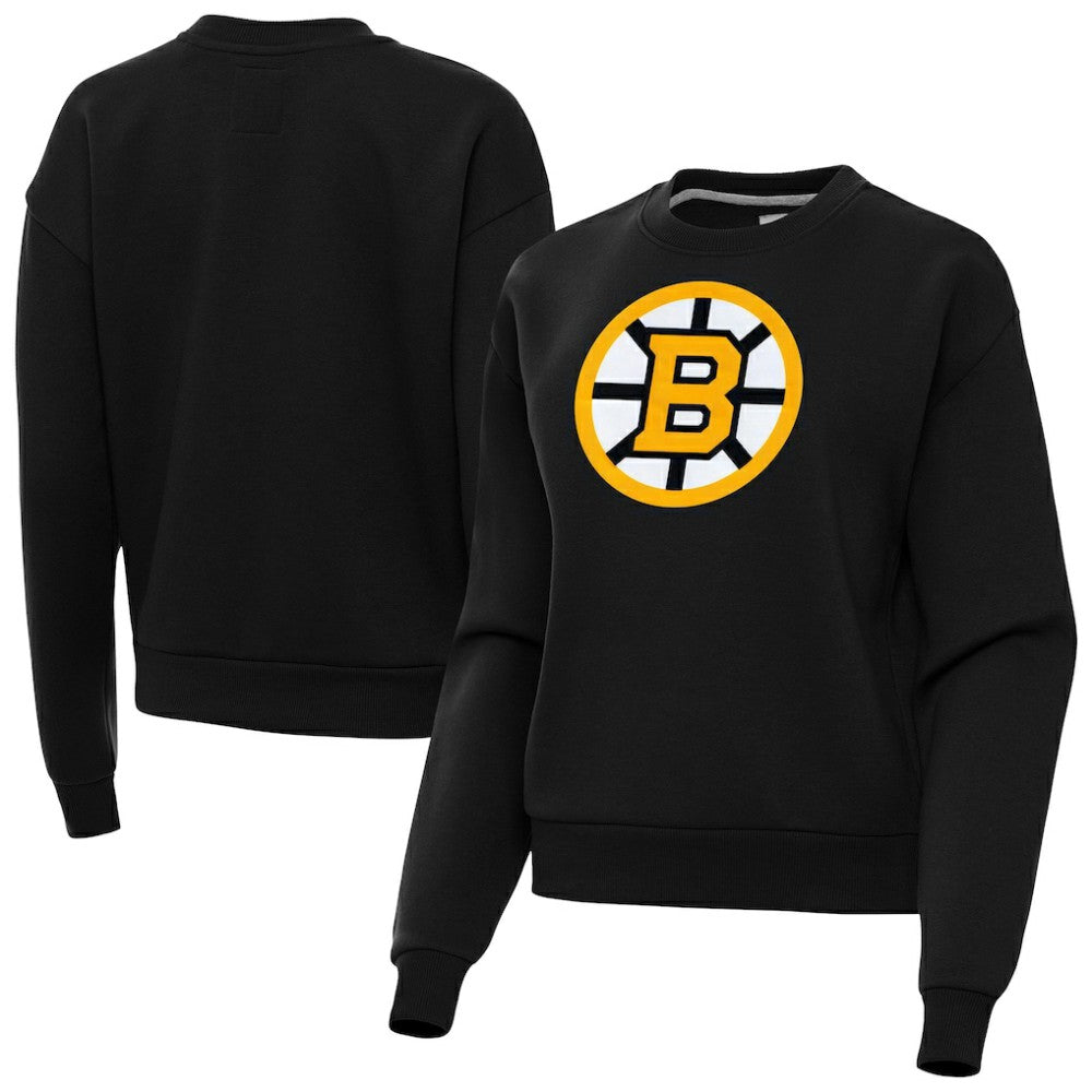 Boston Bruins Antigua Women's Victory Pullover Sweatshirt Outlet