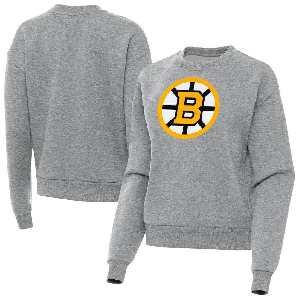 Boston Bruins Antigua Women's Victory Pullover Sweatshirt On Sale