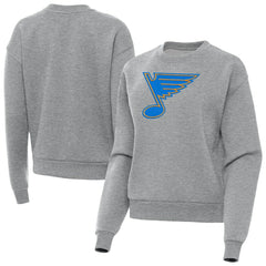 St. Louis Blues Antigua Women's Victory Pullover Sweatshirt Discount