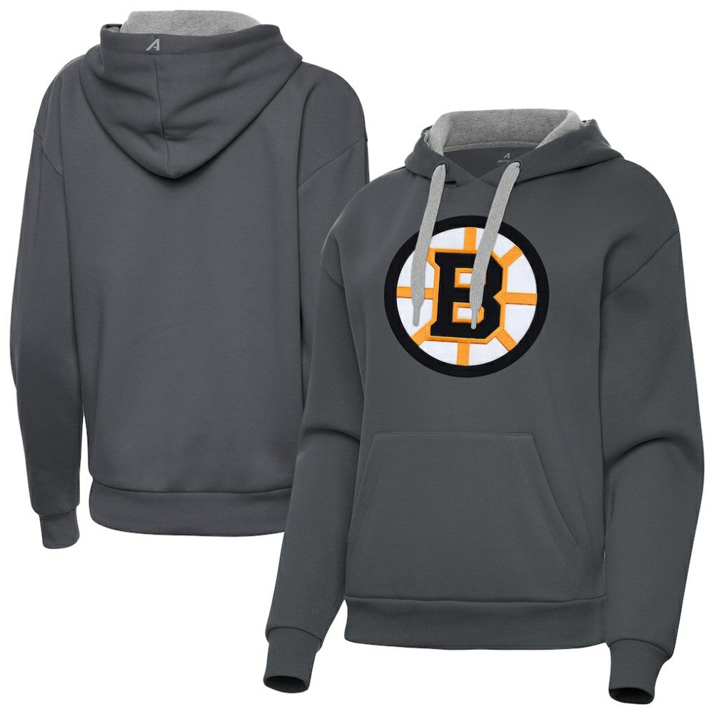 Boston Bruins Antigua Women's Victory Pullover Hoodie Discount