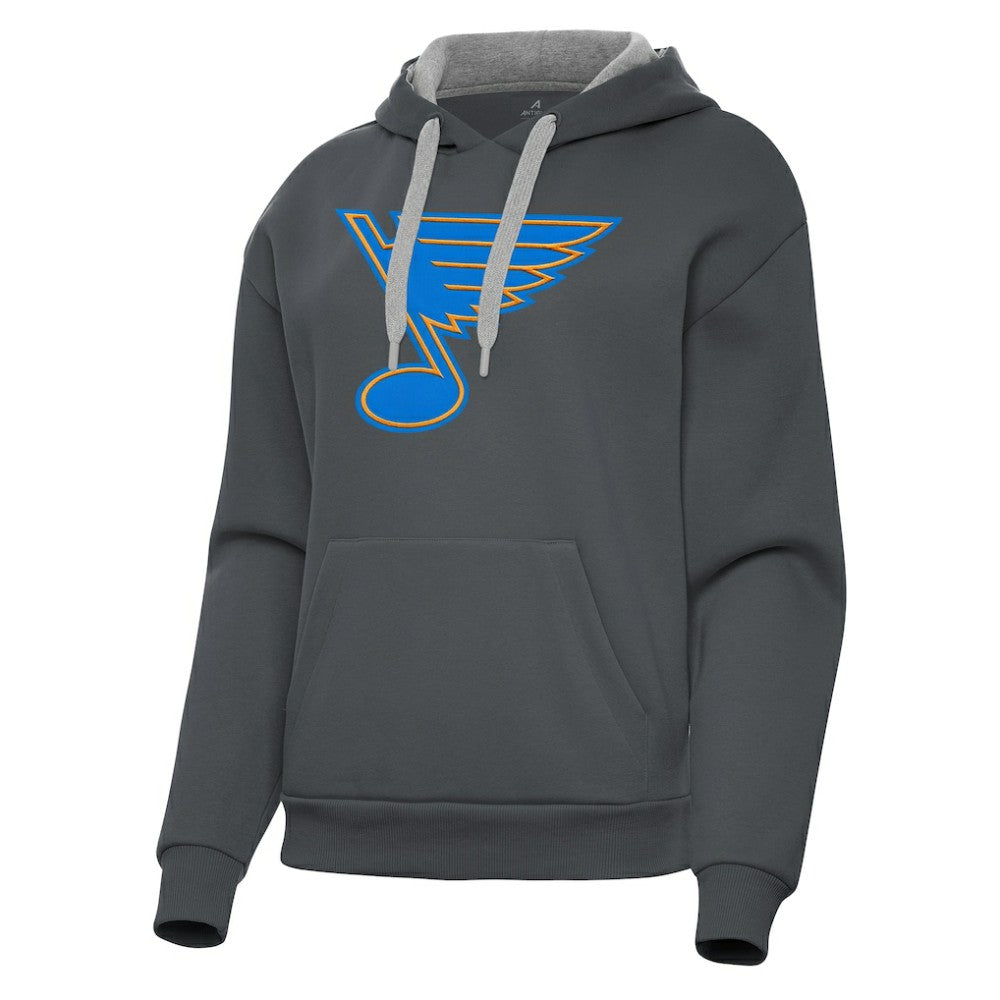 St. Louis Blues Antigua Women's Victory Pullover Hoodie For Sale