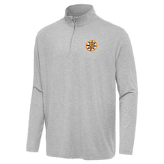 Boston Bruins Antigua Hunk Lightweight Quarter-Zip Pullover For Sale