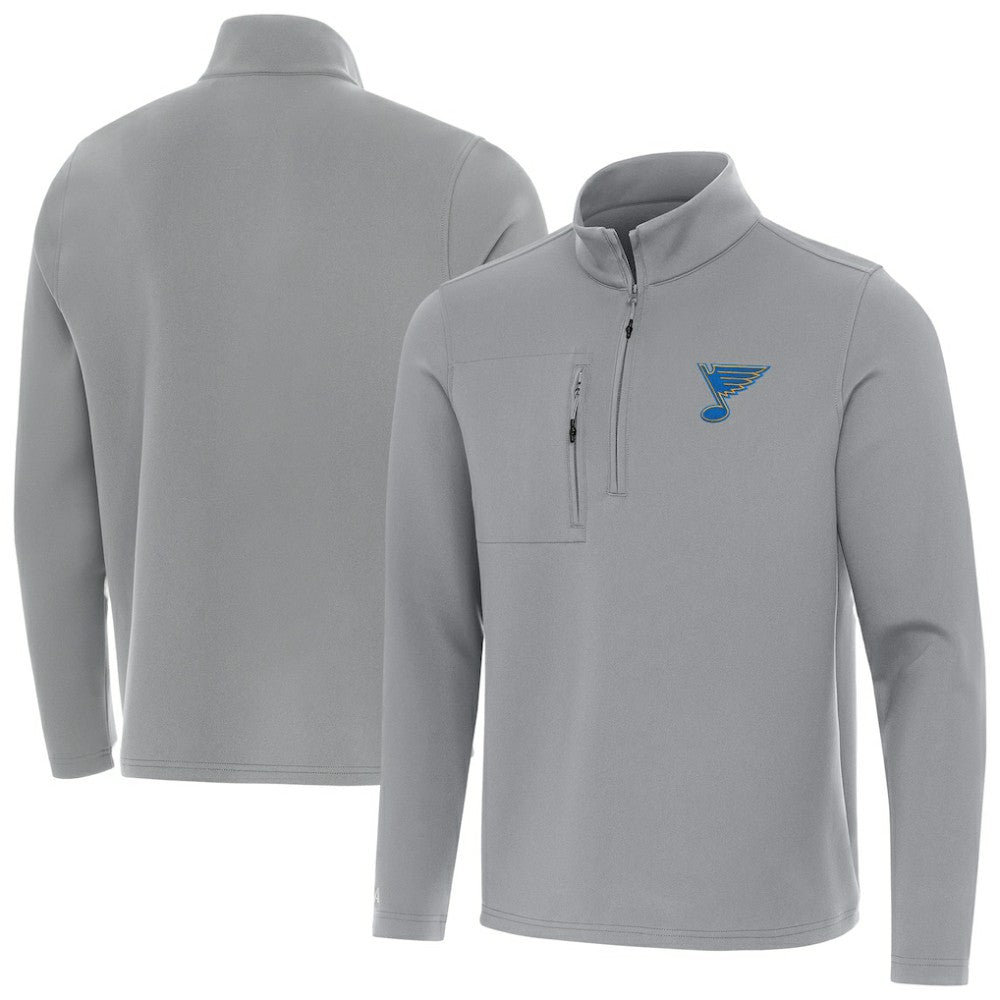 St. Louis Blues Antigua Insider Quarter-Zip Pullover On Sale
