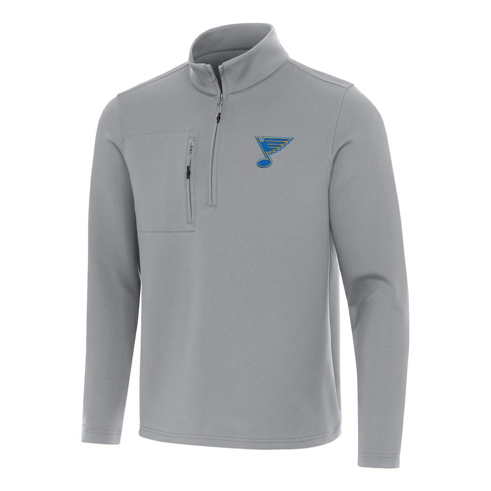 St. Louis Blues Antigua Insider Quarter-Zip Pullover On Sale