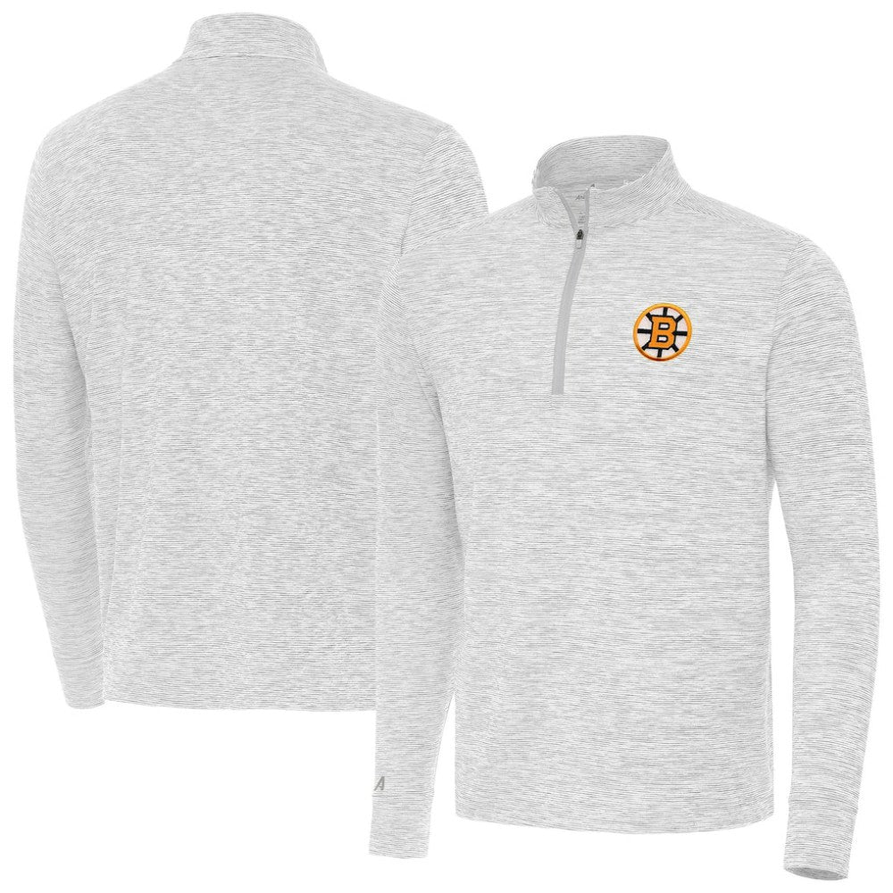 Boston Bruins Antigua Cause Quarter-Zip Jacket Online