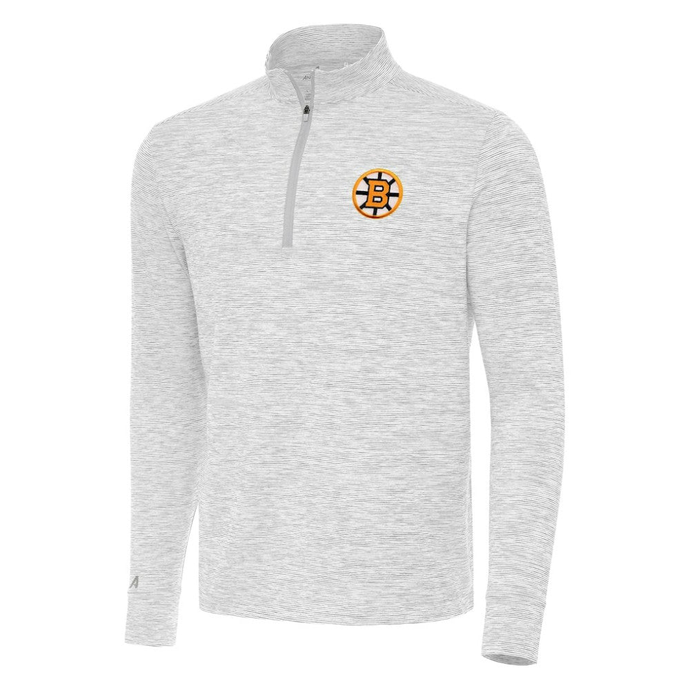 Boston Bruins Antigua Cause Quarter-Zip Jacket Online