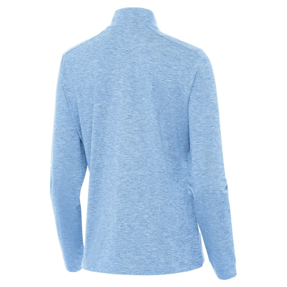 St. Louis Blues Antigua Mentor Long Sleeve Quarter-Zip Mock Polo Online