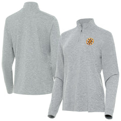 Boston Bruins Antigua Mentor Long Sleeve Quarter-Zip Mock Polo Online