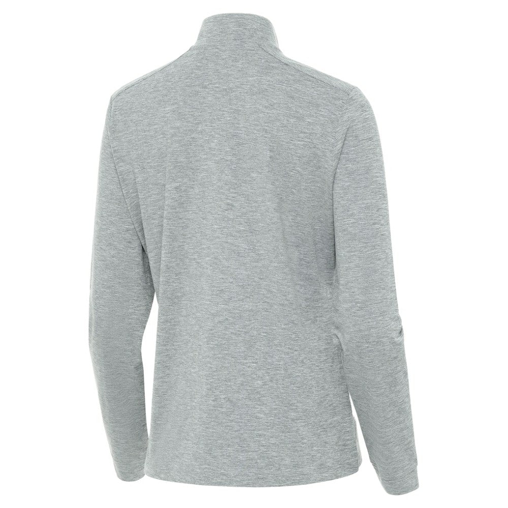 Boston Bruins Antigua Mentor Long Sleeve Quarter-Zip Mock Polo Online