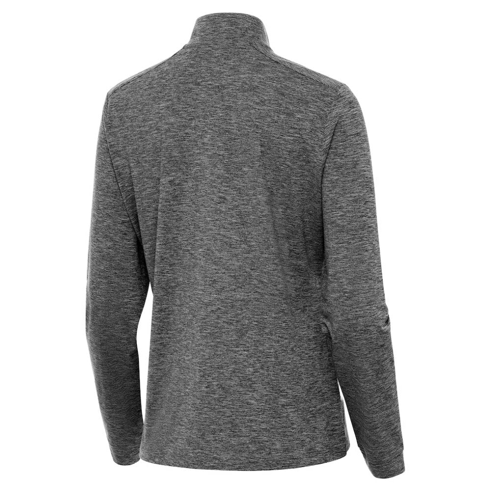 Boston Bruins Antigua Mentor Long Sleeve Quarter-Zip Mock Polo Sale