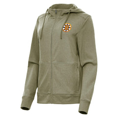 Boston Bruins Antigua Women's Seeker Full-Zip Hoodie On Sale