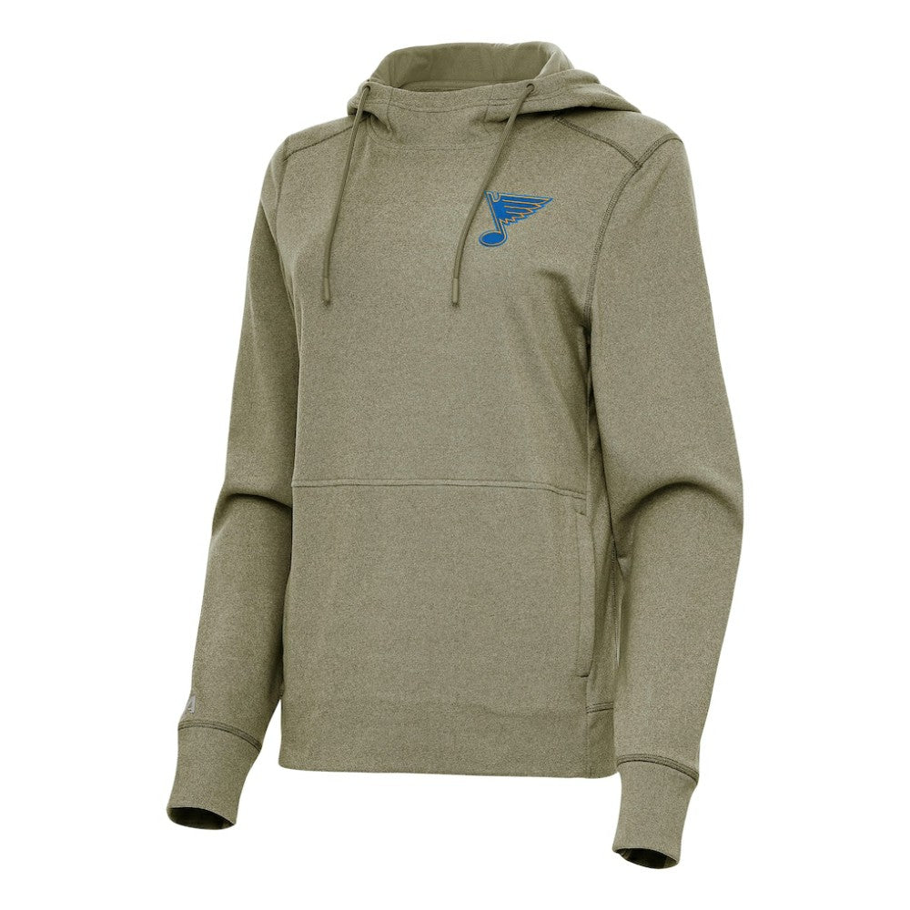 St. Louis Blues Antigua Women's Justice Pullover Hoodie Discount