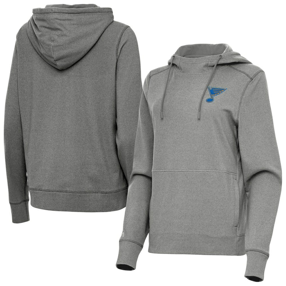 St. Louis Blues Antigua Women's Justice Pullover Hoodie Sale