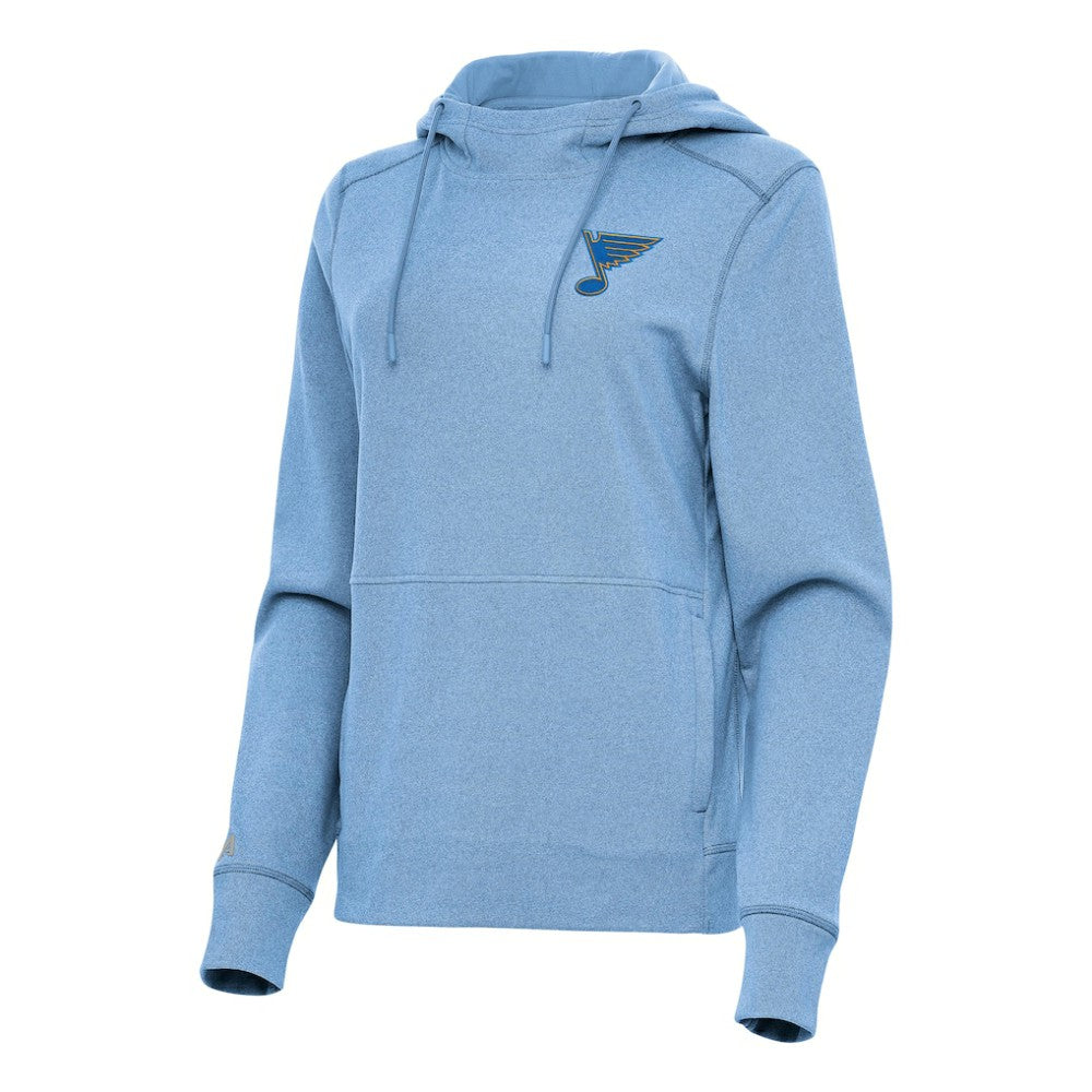 St. Louis Blues Antigua Women's Justice Pullover Hoodie On Sale