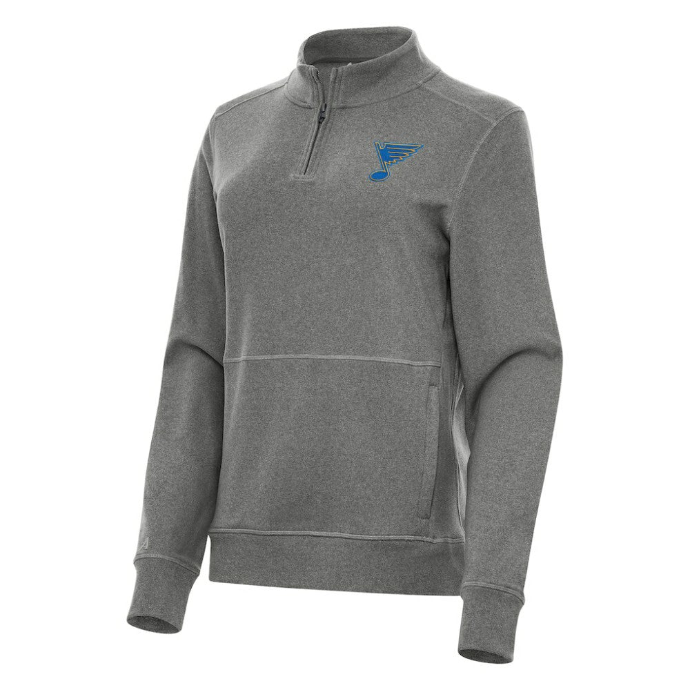 St. Louis Blues Antigua Women's Crush Quarter-Zip Pullover Outlet