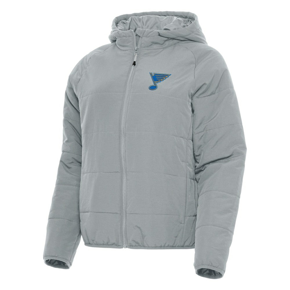 St. Louis Blues Antigua Women's Raglan Universe Full-Zip Hooded Jacket Sale